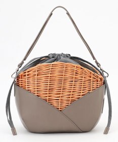 Y'SACCS 【ムック本掲載】ウィッカーバスケットショルダー