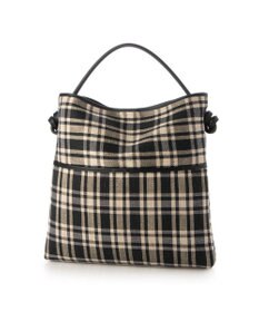 UNBILLION  ペルケ perche / 1本手チェックトートバッグ
