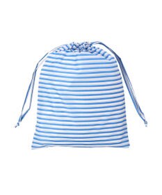 MOONBAT FLAT PURE サイクル レインコート ボーダー 自転車 収納袋付き