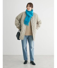 Green Parks 撥水加工　中綿キルトミドル丈コート