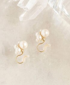 Phoebe ≪TV番組着用商品≫【痛くないシリーズ】ファンシーパールライトフィットイヤリング