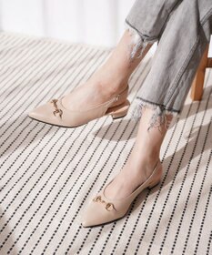 Pointer 日本製 本革ビット付きミュール