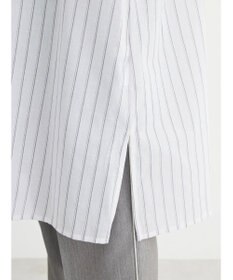 Green Parks 綿麻混スキッパーミニワンピース