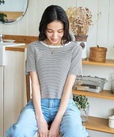 WEGO 【洗える/SML】コンパクトリブT