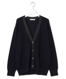 ICB L 【洗える】 ウールテンセルミニブークレ カーディガン