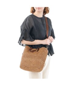 IBIZA ラフィア　2WAYバッグ
