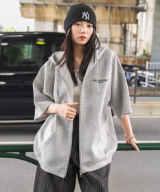 WEGO 【ユニセックス着用ITEM/MLサイズ展開】ストレートラインZIPパーカー(SS)