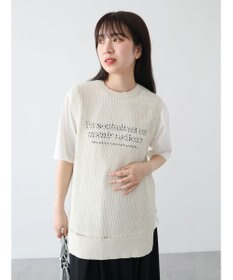 Green Parks スパンコールニットベスト