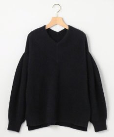 組曲 S フラッフィーファーＶネック ニット