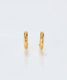 Phoebe 【痛くないシリーズ/金属アレルギー対応】ミニマルストレートフープライトフィットイヤリング　ゴールド