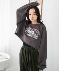 WEGO ヴィンテージライクショートスウェット