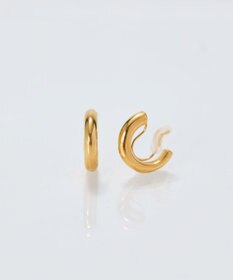 Phoebe 【痛くないシリーズ/金属アレルギー対応】ミニマルストレートフープライトフィットイヤリング　ゴールド