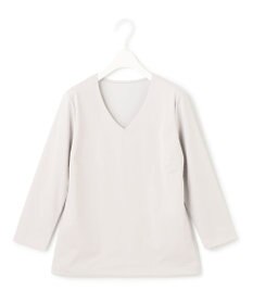 ICB 【洗える】スーペリアジャージー Vネックカットソー