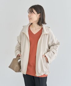 Green Parks 異素材切替ニットチュニック