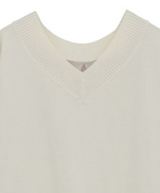 Green Parks 異素材切替ニットチュニック