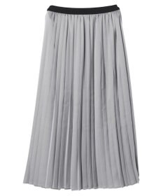 earth music&ecology サテンプリーツスカート