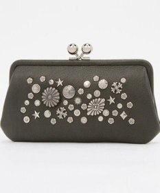 UNBILLION ペルケ perche / マルチスタッズがま口ロングウォレット