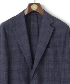 J.PRESS MEN 【WEB・一部店舗限定】ウールリネンチェック ジャケット