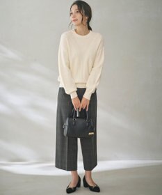 ANY SIS 【洗える】フロントケーブルポイントアンゴラブレンド ニット