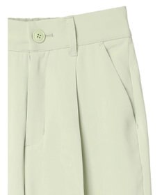 earth music&ecology タックストレートパンツ