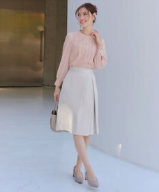 Tiaclasse L 【新色追加】レースブラウス