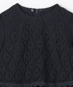 組曲 KIDS 【150-170cm】シフォンプリーツコンビ ワンピース