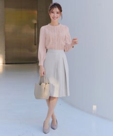 Tiaclasse L 【新色追加】レースブラウス