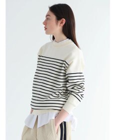 CRAFT STANDARD BOUTIQUE パネルボーダーニットプルオーバー