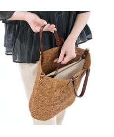 IBIZA ラフィア　2WAYバッグ