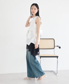 earth music&ecology マルチウェイペイズリーレース