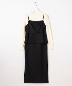 ANY SIS 【2SET】ビスチェ ワンピース × ニット セット