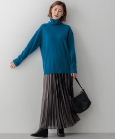 23区 S ホイルプリントプリーツ スカート