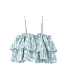 earth music&ecology 【予約】アソートチェックティアードビスチェ