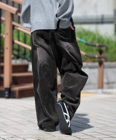 WEGO イージー3Dバレルレッグコーデュロイパンツ