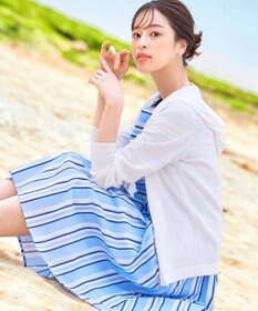 Tiaclasse L 【洗える】 1枚でサマになるマルチボーダーワンピース