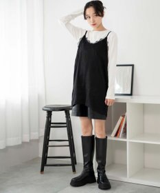 WEGO ラインストーンドットロンT