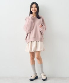 earth music&ecology チュールスリーブスウェット