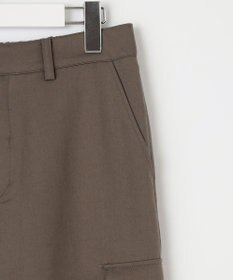 J.PRESS LADIES L 【洗える】ツイルライトストレッチ テーパード カーゴ パンツ