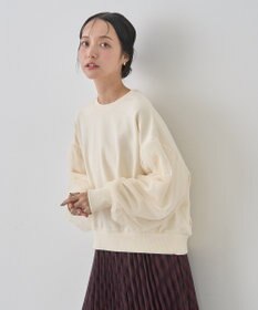 earth music&ecology チュールスリーブスウェット