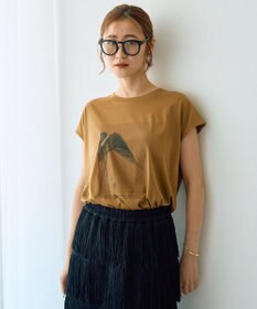 YECCA VECCA フォトプリントノースリーブTee