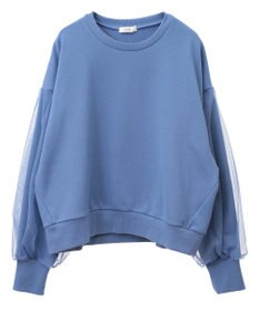 earth music&ecology チュールスリーブスウェット