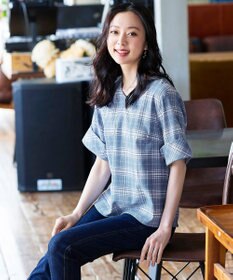 Tiaclasse 【洗える】ゆったりシルエットの幅広カフスブラウス