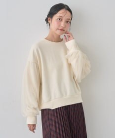 earth music&ecology チュールスリーブスウェット