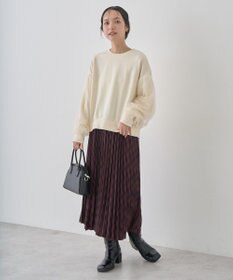 earth music&ecology チュールスリーブスウェット