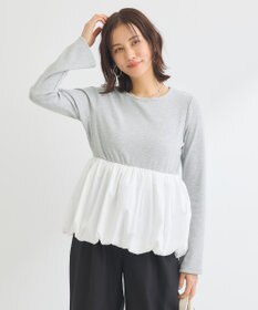 Green Parks ・ＳＵＧＡＲ　ＳＰＯＯＮ　裾バルーンプルオーバー