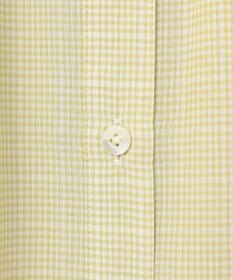 J.PRESS LADIES L 【洗える】セルロース チェック バンドカラー ブラウス