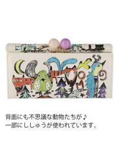 tsumori chisato CARRY ムーンライトアニマル 長財布 がま口