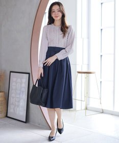 Tiaclasse L 【新色追加】レースブラウス