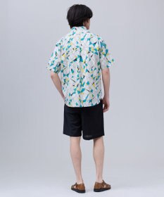 J.PRESS MEN 【J.PRESS ORIGINALS】Vintage Print Half Sleeve Shirt / B.D. / Baggy-Fit