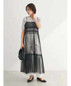 Green Parks ・ＥＬＥＮＣＡＲＥ　ＤＵＥ　２ｗａｙチュールキャミワンピ